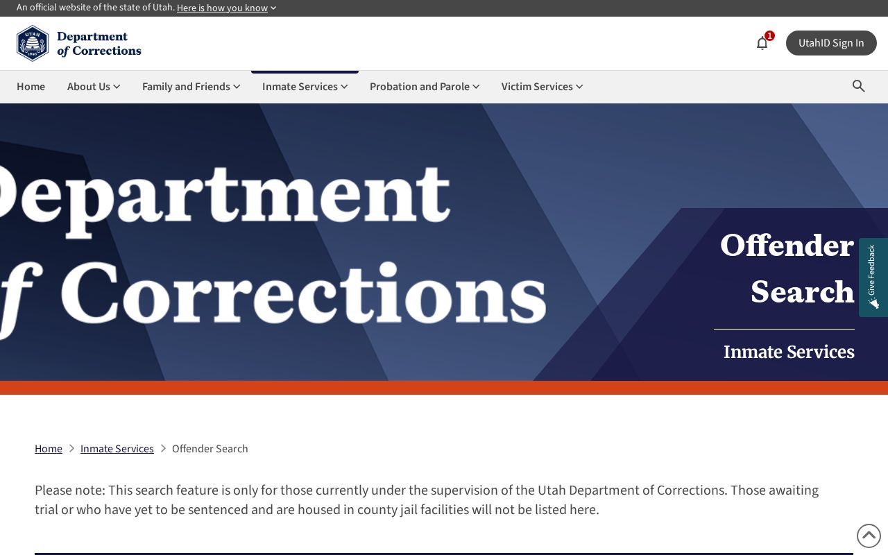 Sandy people search through Utah correctional records